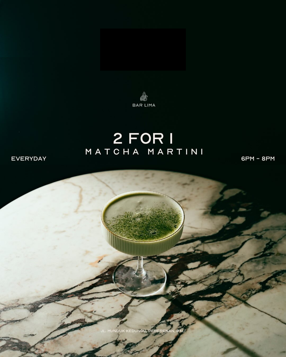 Bar Lima by Little Lima Specialty Coffee — 2 for 1 Matcha Martini